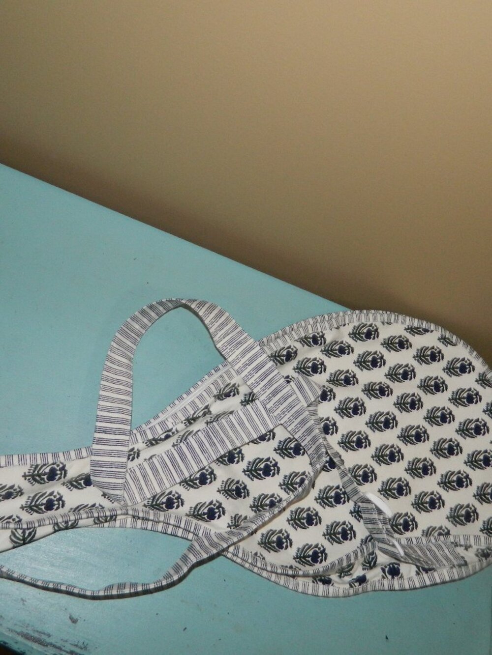 Mark & Graham Block Print Tennis Racket Cover NO MONO